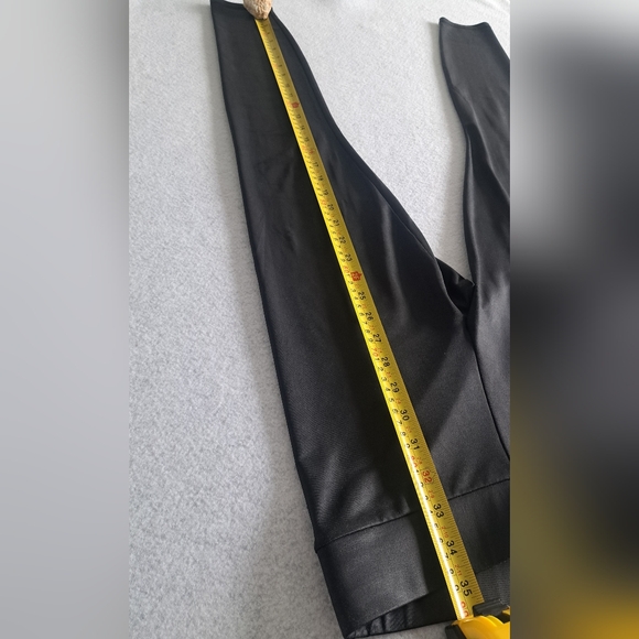 Guess Black Low Sheen Wet Look Spandex Leggings - Picture 9 of 10